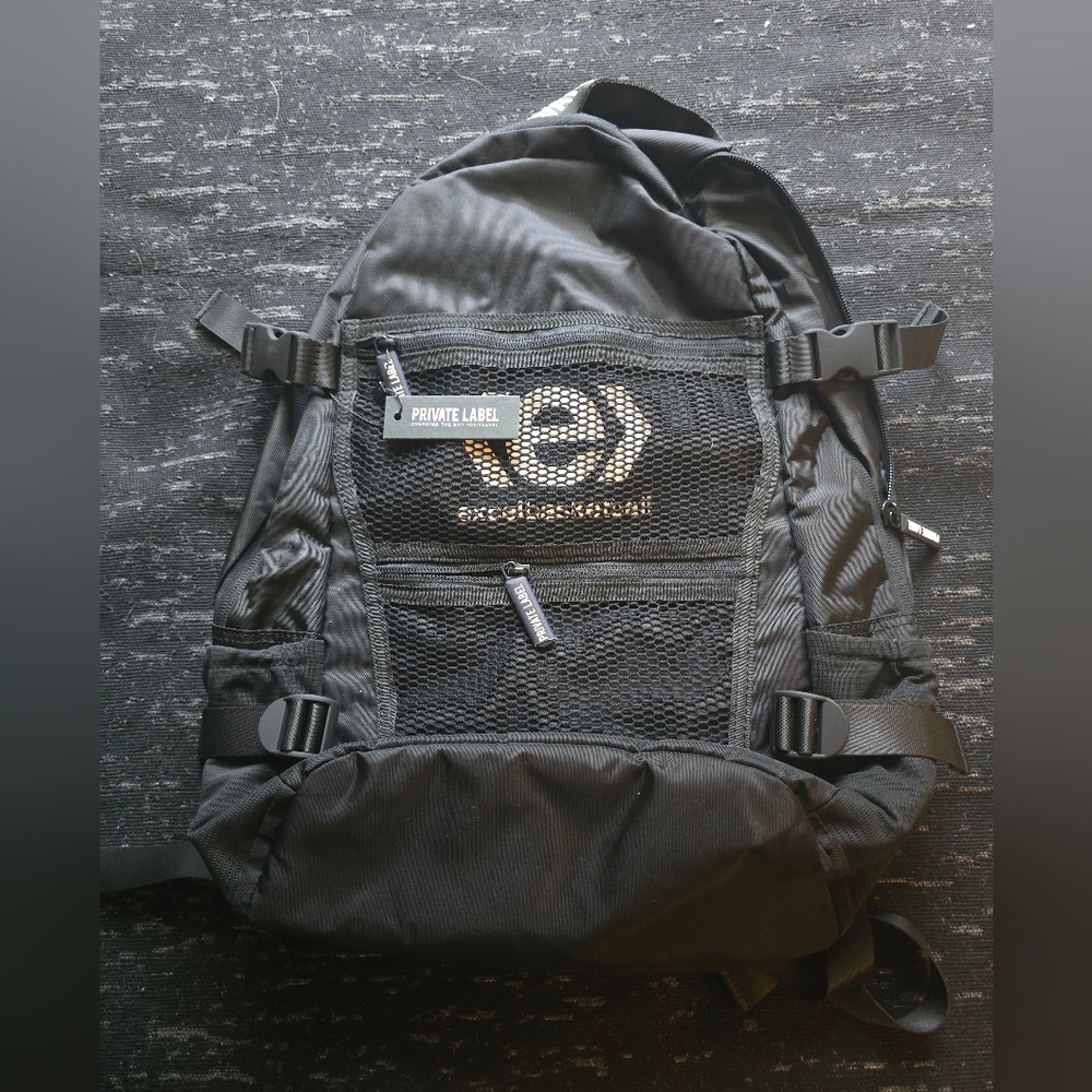 Private Label Black Men's Backpack